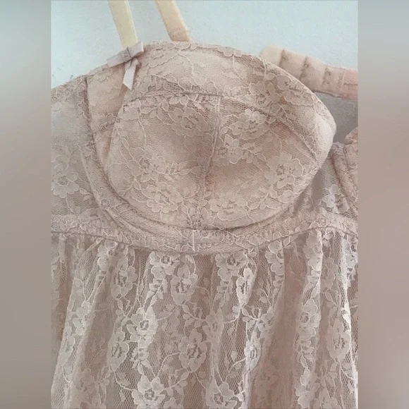 Victoria’s Secret | Sexy Little Things Blush Pink Lace Lingerie 
Size 34B - Picture 3 of 6
